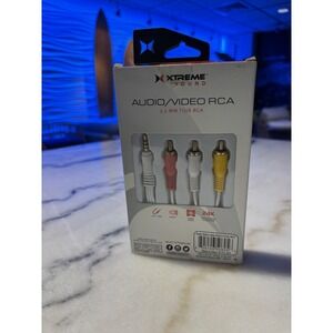 Brand New 6 Foot Xtreme Sound Audio/Video RCA Cable RCA Male